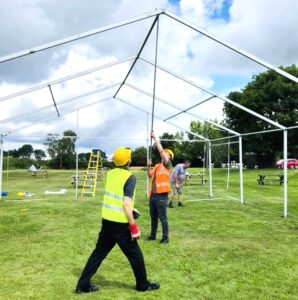 Laboureres needed to work in Ireland to erect marquees in summer 2023