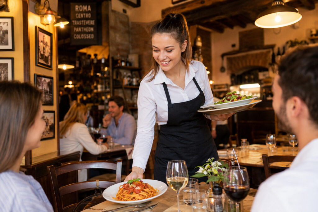 Waitress Rome Italy | 17 EUR/hour + Accommodation