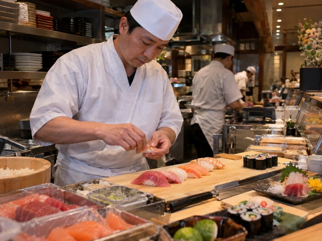 Sushi Chef Sweden – Stockholm | 35,000–42,000 SEK/month
